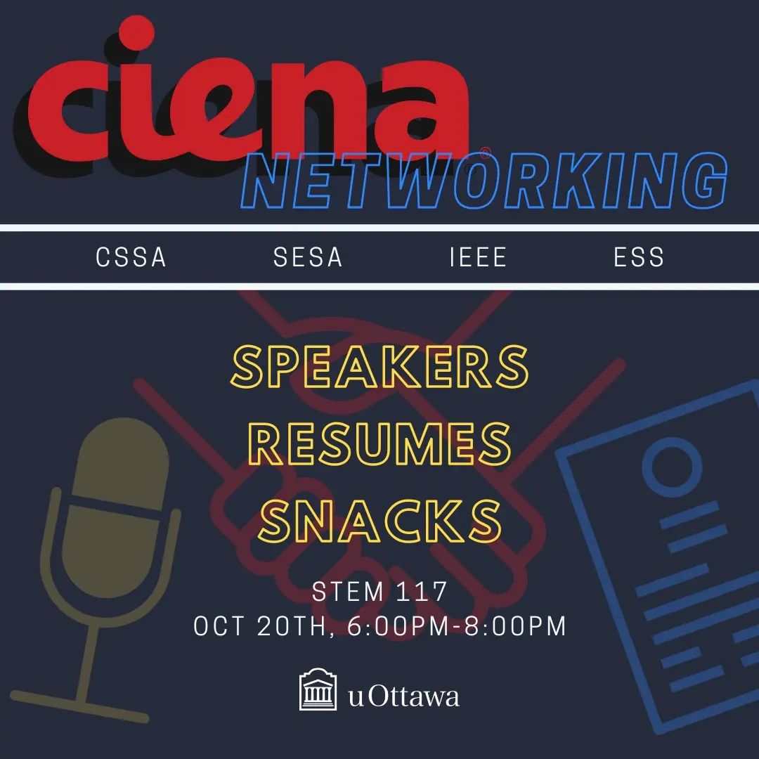Ciena Networking Event Poster