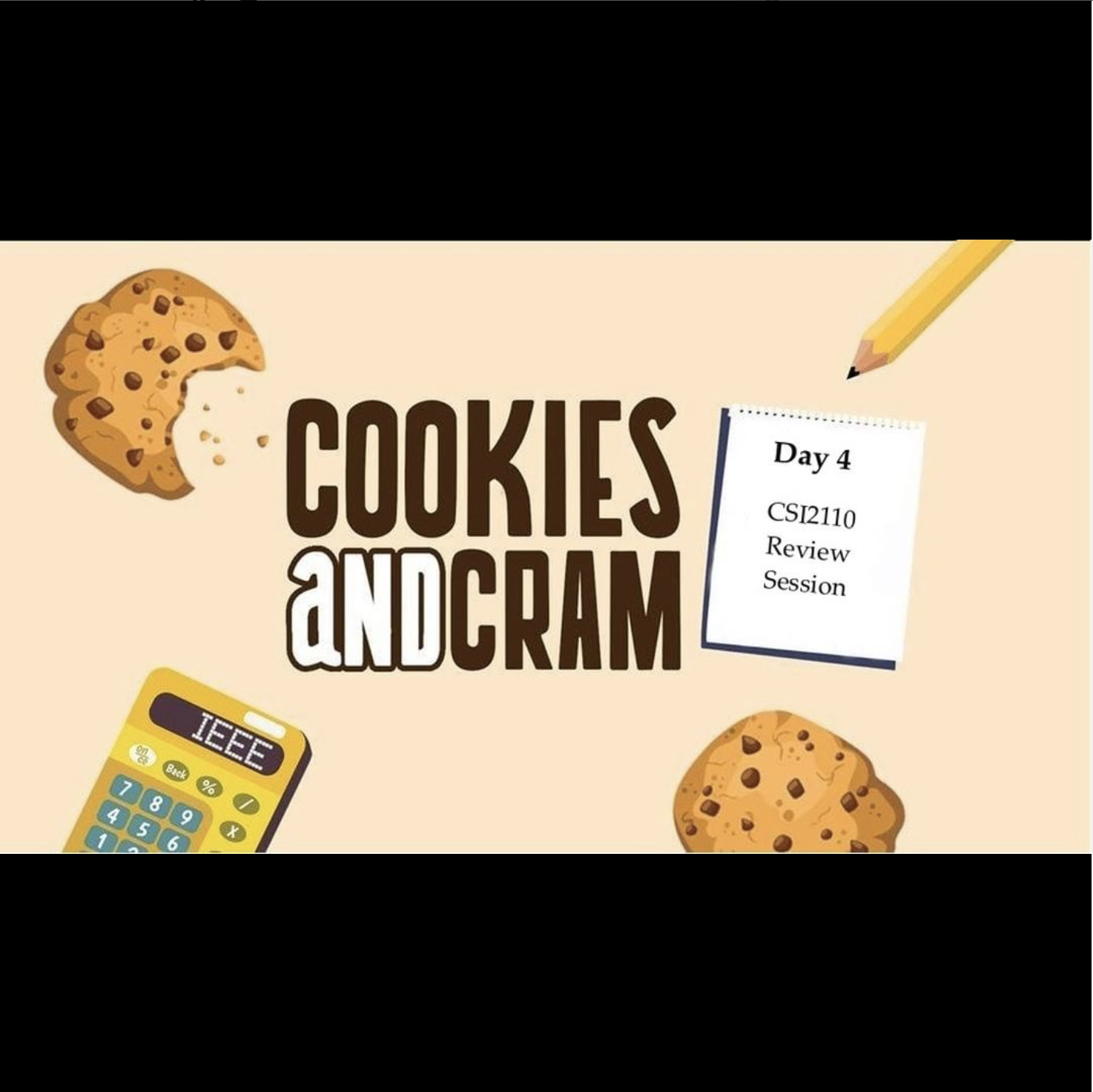 Cookies n' Cram CSI2110 Poster