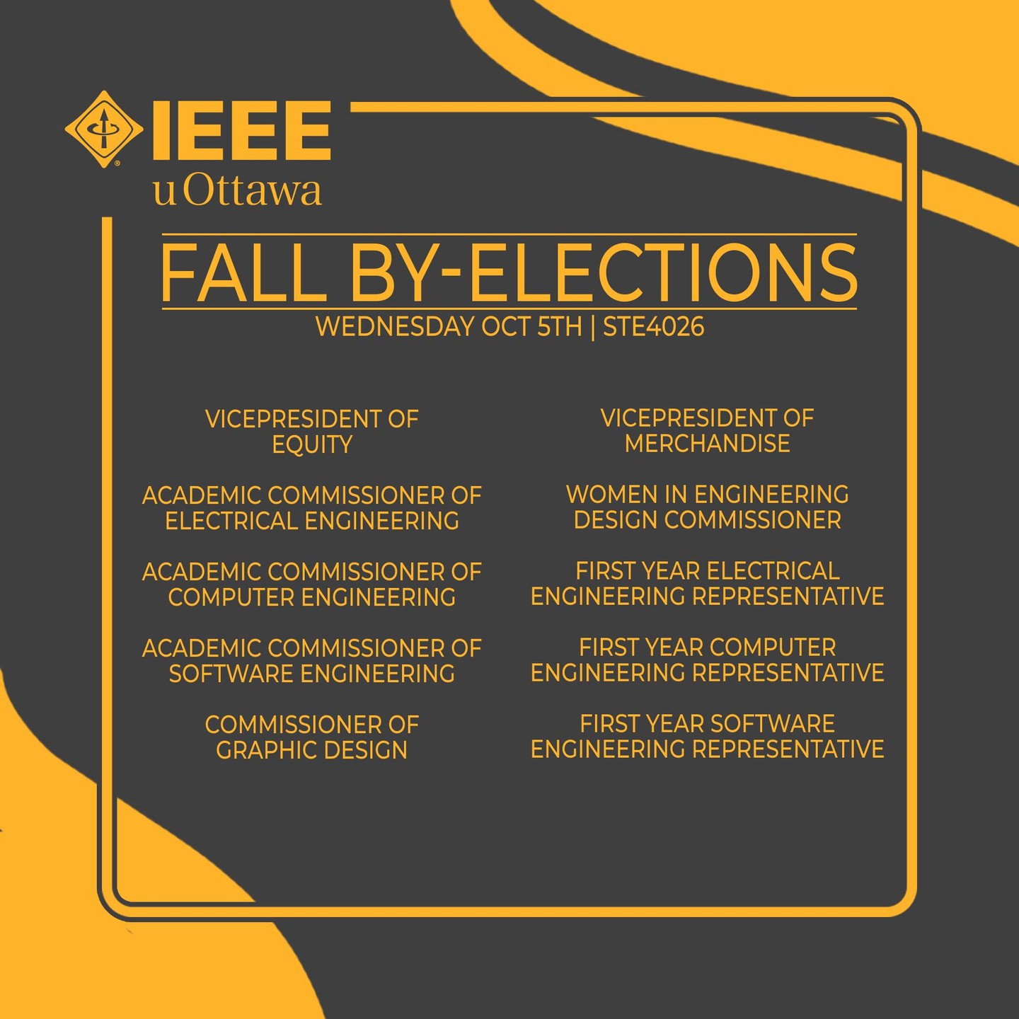 Fall By Elections Poster